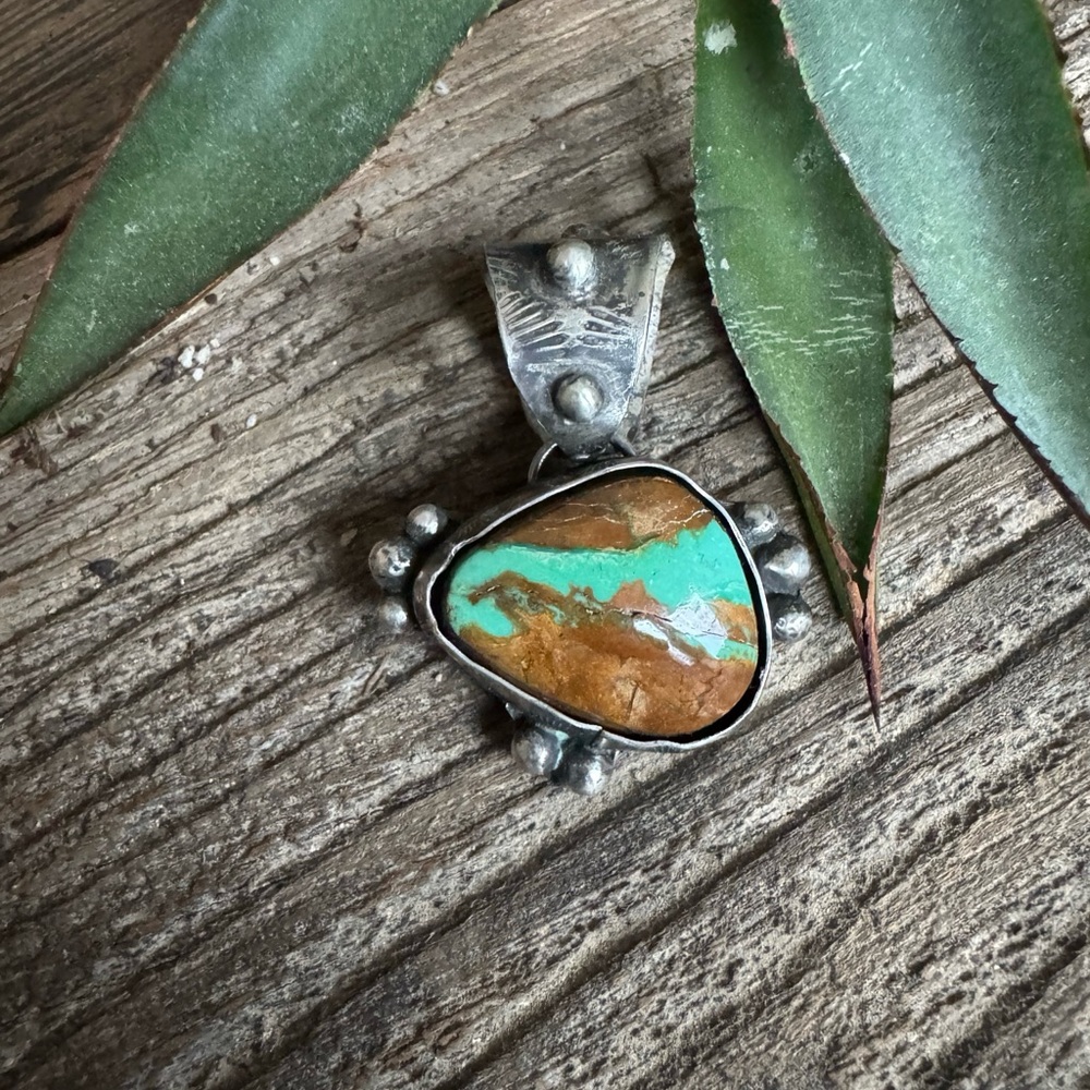 Silver and Turquoise Pendant